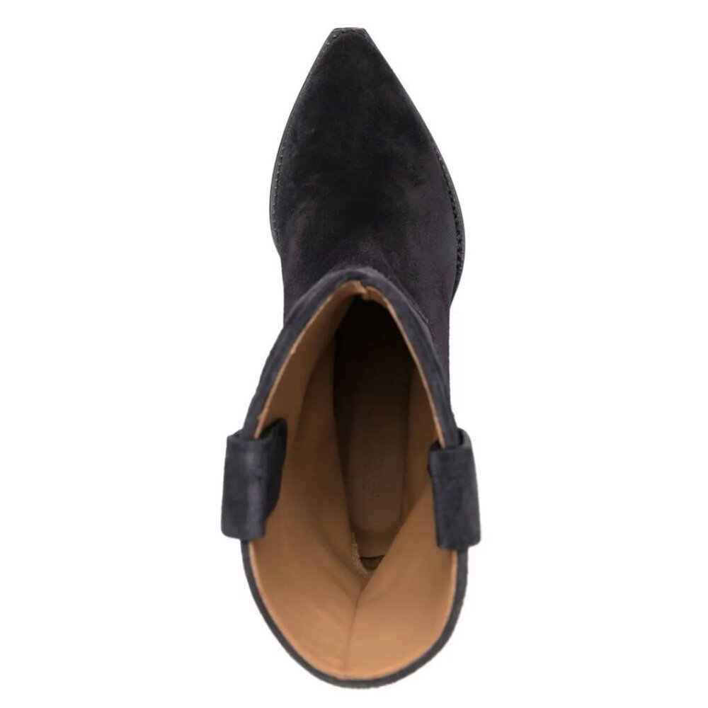 Isabele Marant Dahope Boots In Black Suede - Picture 7 of 15